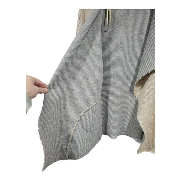 Democracy by Freedom Jeaneration Knit Cardigan Sweater Jacket Beige Gray… - Picture 10 of 12